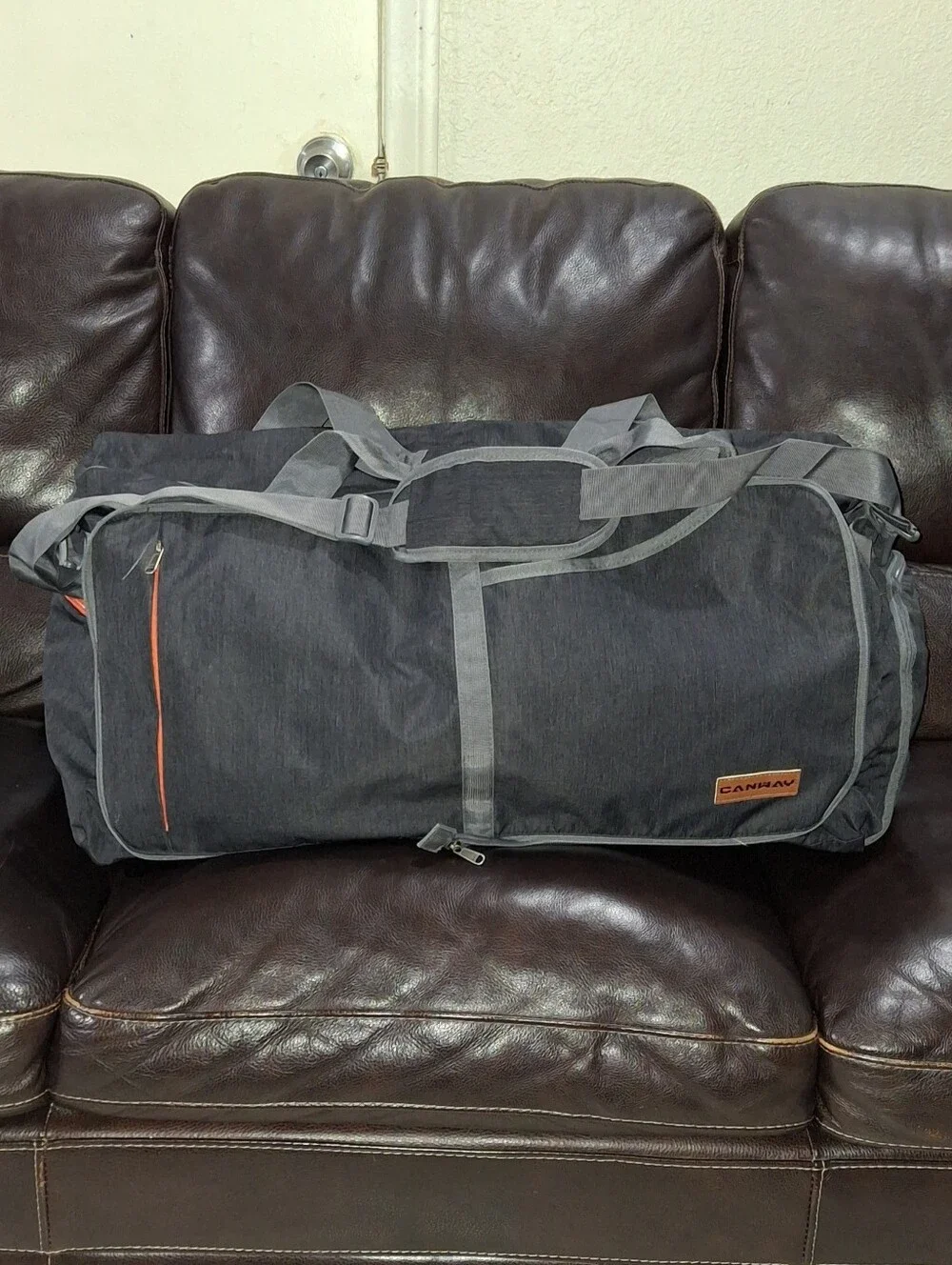 Foldable Duffle Bag - Blue